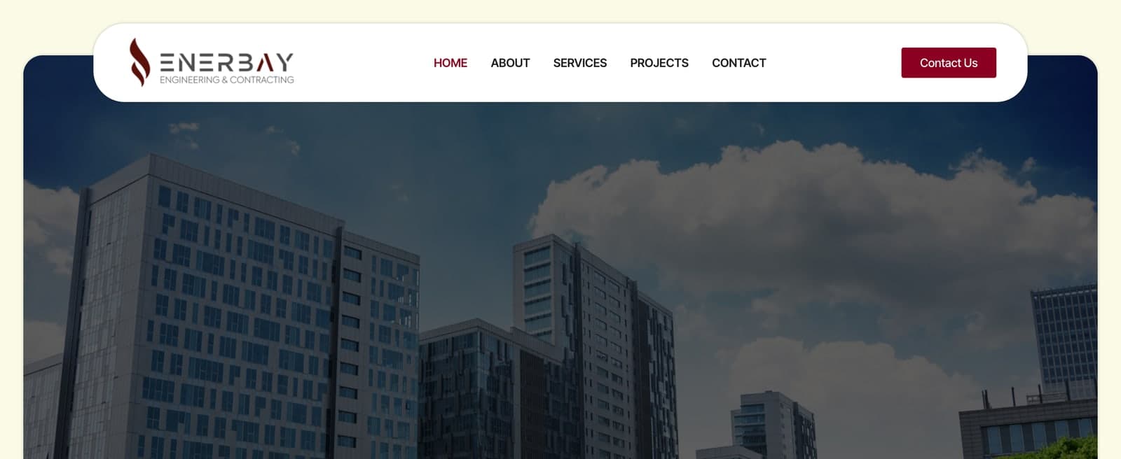Energy engineering company site we built